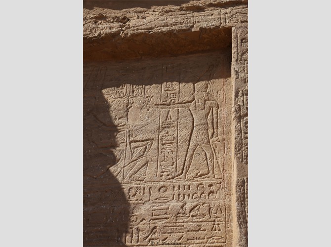 PM ST 24sud  Horus de Buhen, Amon_Rê détail